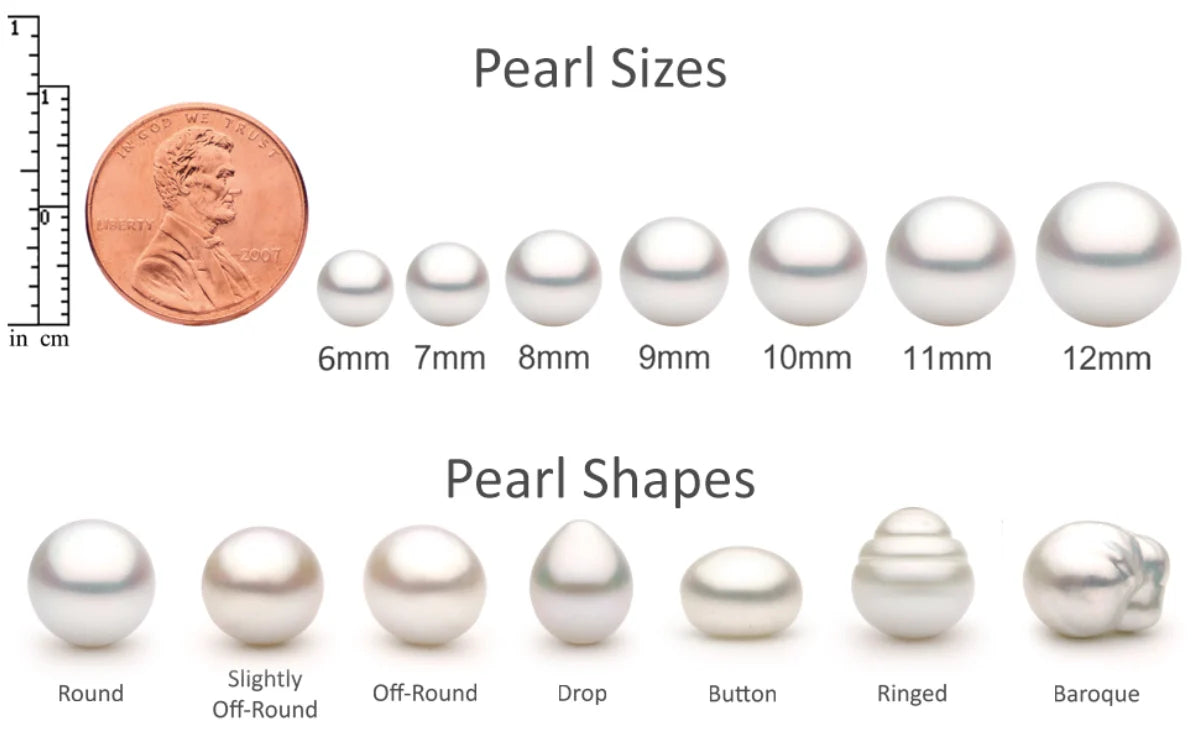Everything You Need to Know About Pearl Sizes & Shapes