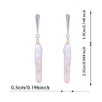 Top Fashion Europe and the United States Fresh Water Pearl Long Tassel Earrings Pearl High-grade Fashion Elegant Earrings