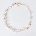 Fashion Natural Freshwater White Baroque Pearl Necklace, High-quality handmade double-layer necklace for women