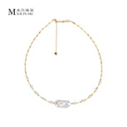 Best Selling Natural Freshwater Balloon Pearl Necklace Fashionable and Elegant, Suitable for Women
