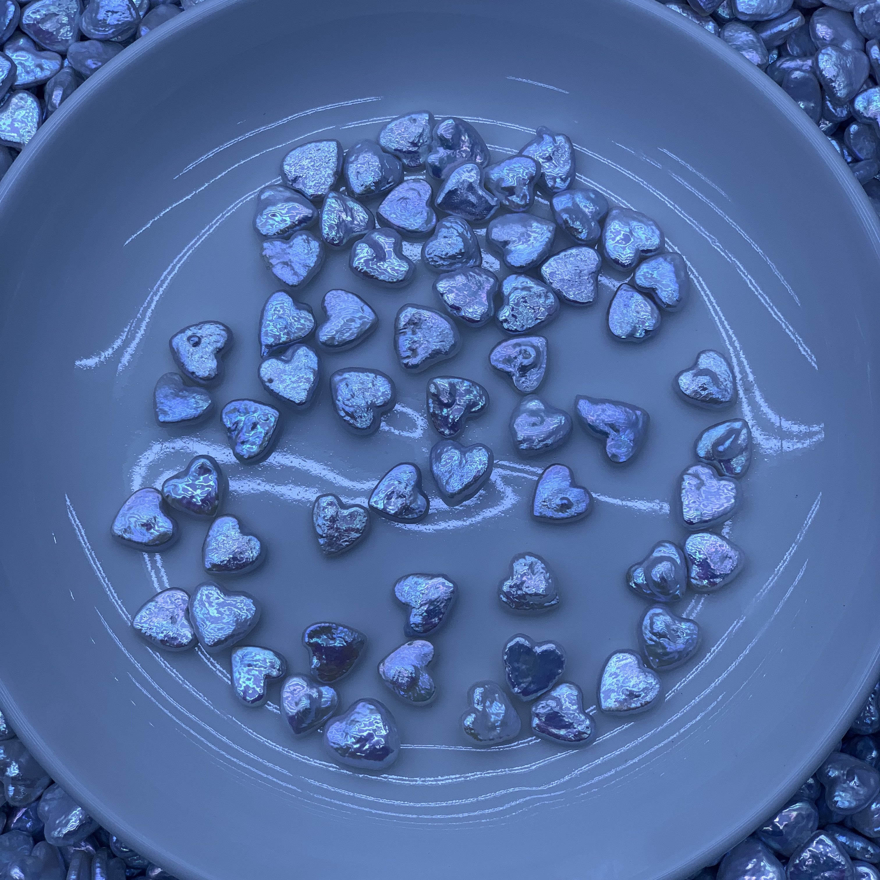 DIY Material Wholesale Natural Freshwater purple heart-shaped Baroque pearl loose beads, 11-12mm AA grade pearls