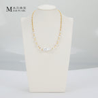 Best Selling Natural Freshwater Balloon Pearl Necklace Fashionable and Elegant, Suitable for Women