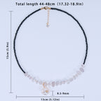 Best Price Natural Freshwater white Baroque pearl Irregular purple crystal Pendant Necklace Fashionable pearl necklace for Women