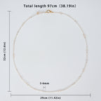 Recommend Natural Freshwater White Pearl Necklace Sweater chain, Fashionable long sweater chain for women