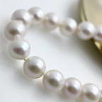 Natural freshwater white round pearl starry necklace, a pearl necklace with a warm and elegant temperament, suitable for women