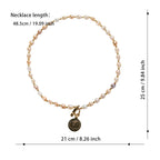 Good Quality Colorful Baroque Pearl Necklace Women Multi-Style Clavicle Chain Luxury  Necklace