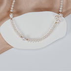 Recommend Natural Freshwater White Pearl Necklace Sweater chain, Fashionable long sweater chain for women
