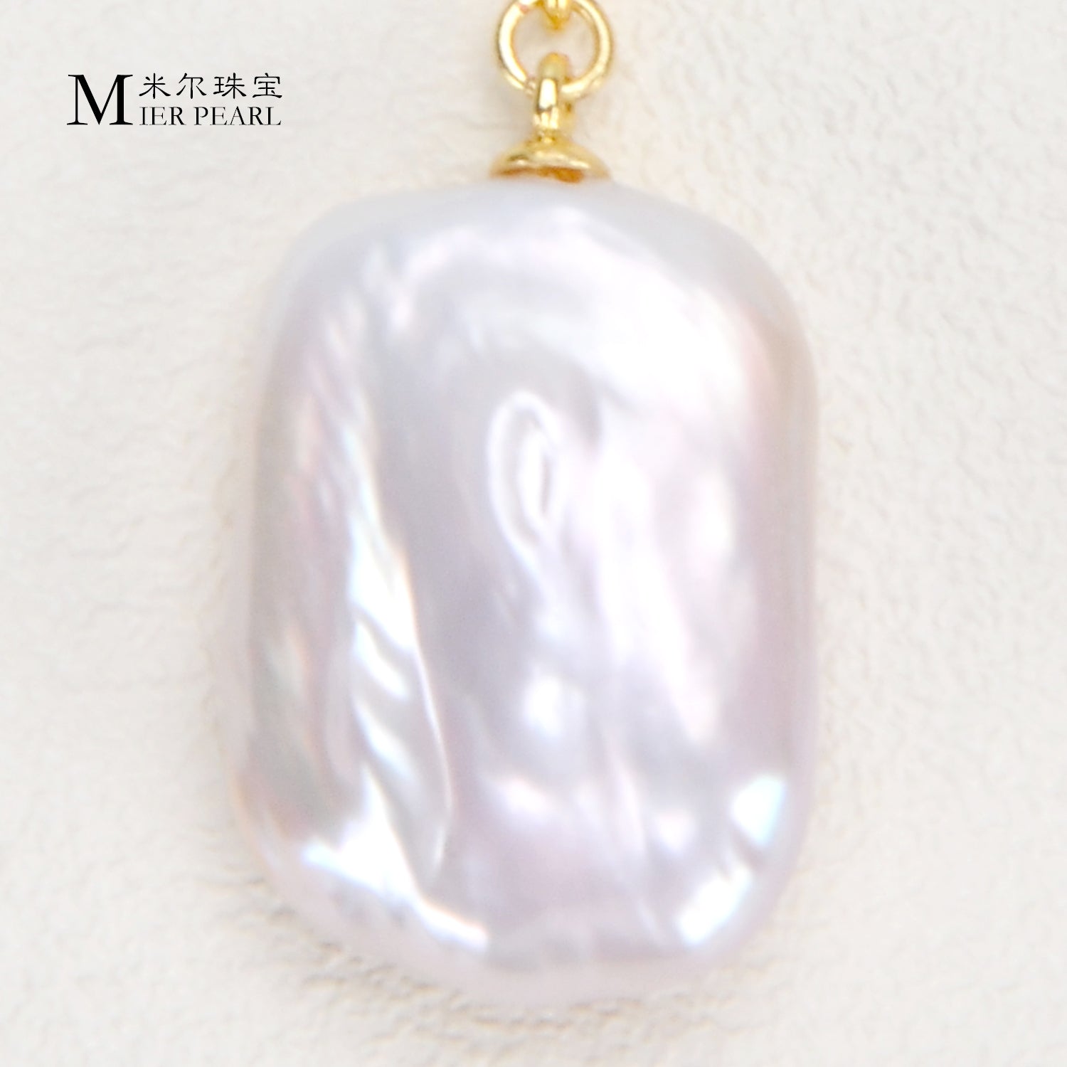Fashion Natural Freshwater White Baroque Pearl Earrings Simple Jewelry Design Geometric Women's Pearl Earrings
