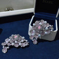 High quality Natural Freshwater pearl flower brooch, fashionable high-end pearl brooch as a gift for women