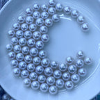 DIY Material Wholesale natural freshwater white round pearl loose beads, 10-11 12-13mm AAA grade pearls
