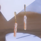 Top Fashion Europe and the United States Fresh Water Pearl Long Tassel Earrings Pearl High-grade Fashion Elegant Earrings