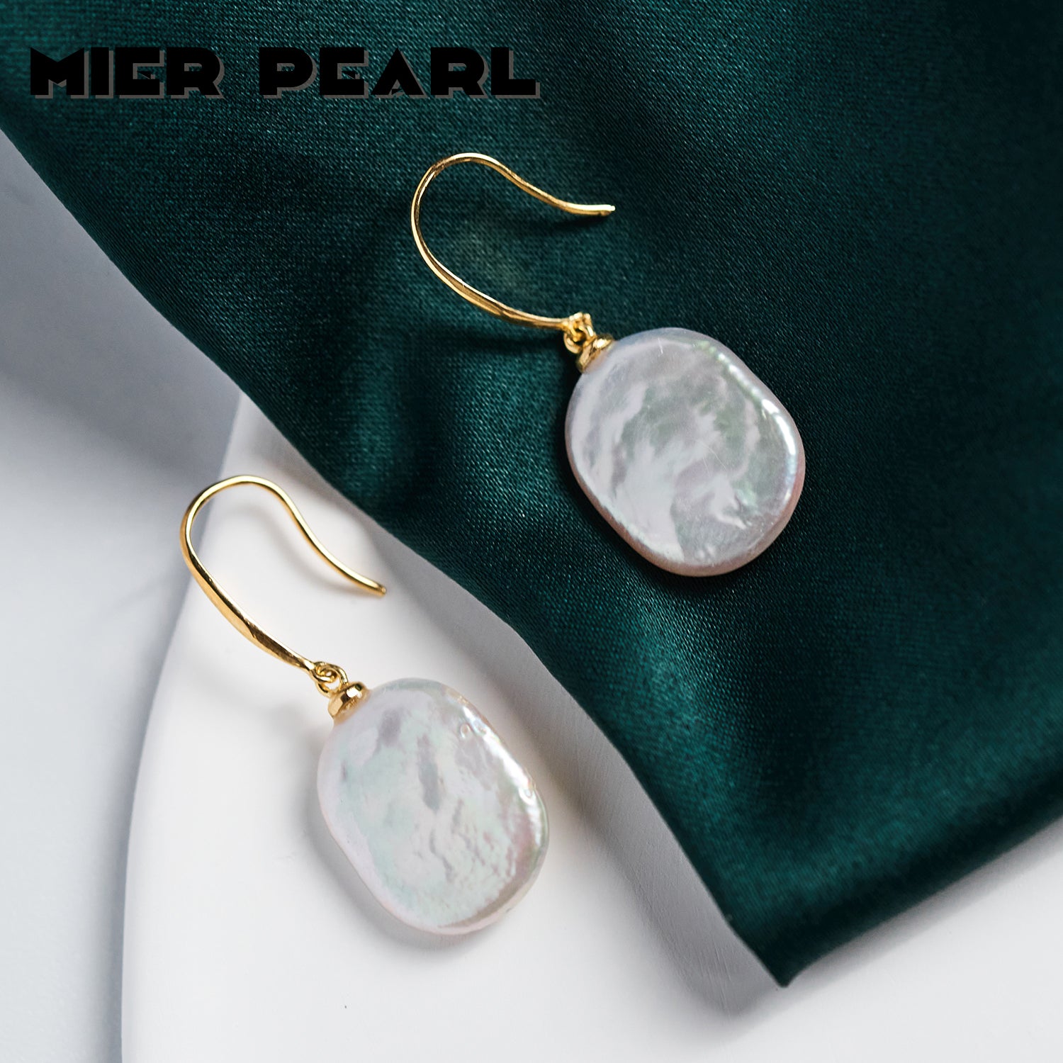 Hot Selling 925 Silver Baroque Drop Pearl Earrings Good Quality Freshwater Pearl Ear Hook