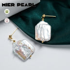 Recommend Irregular Freshwater Pearl Drop Earrings Unique Irregular Baroque Freshwater Cultured Pearl For Women