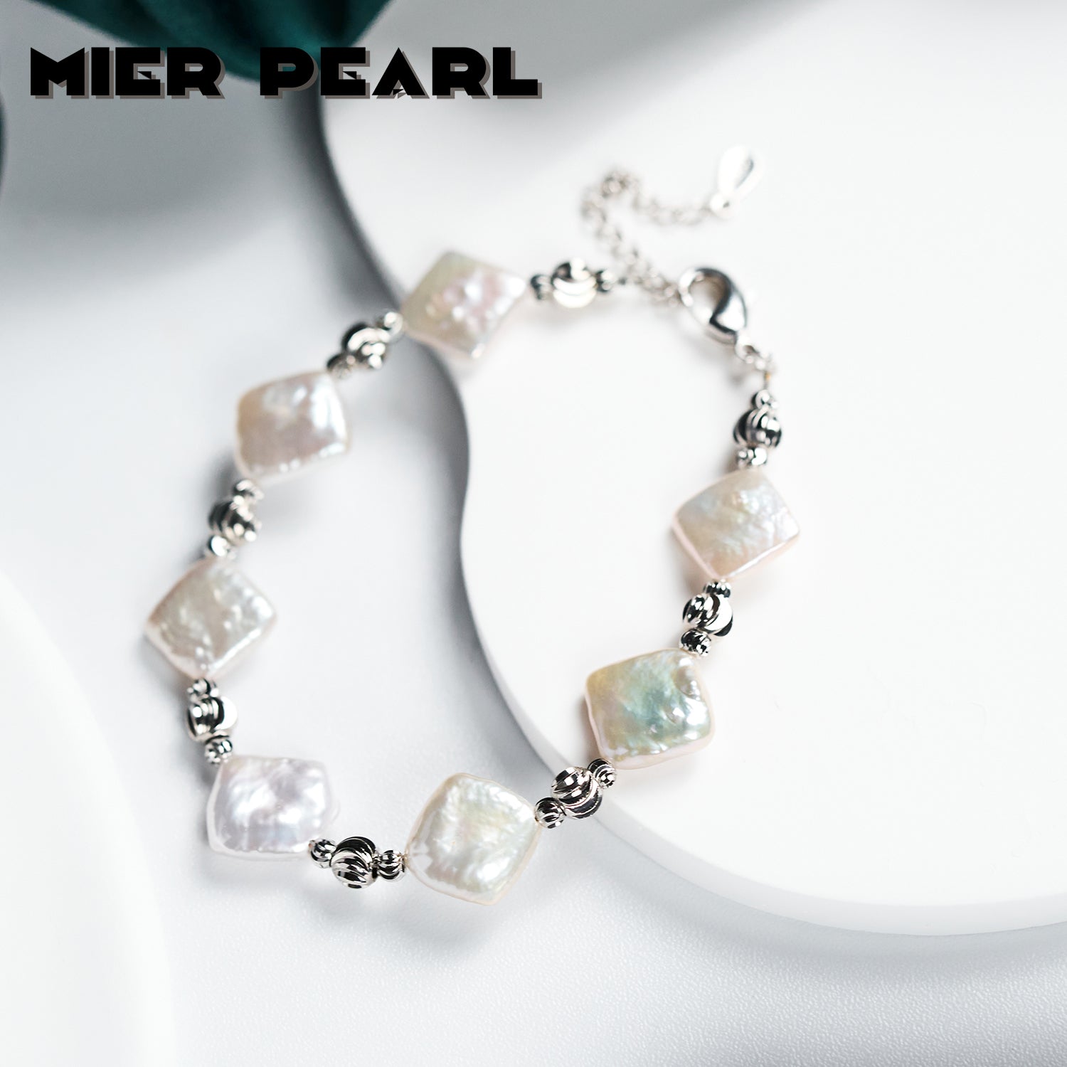 Simple Hand Decoration Female Personality Metal Wind Rectangular  925 Silver Fashion Jewelry Bracelets & Bangles