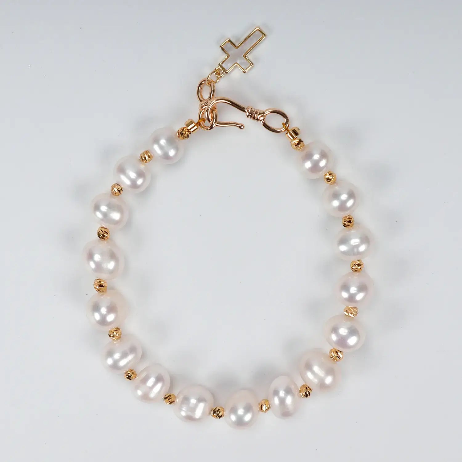 Real Natural Freshwater Pearl Bracelet Classic  Potato Pearl Bracelet Adjustable For Women Gift