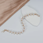 Real Natural Freshwater Pearl Bracelet Classic  Potato Pearl Bracelet Adjustable For Women Gift