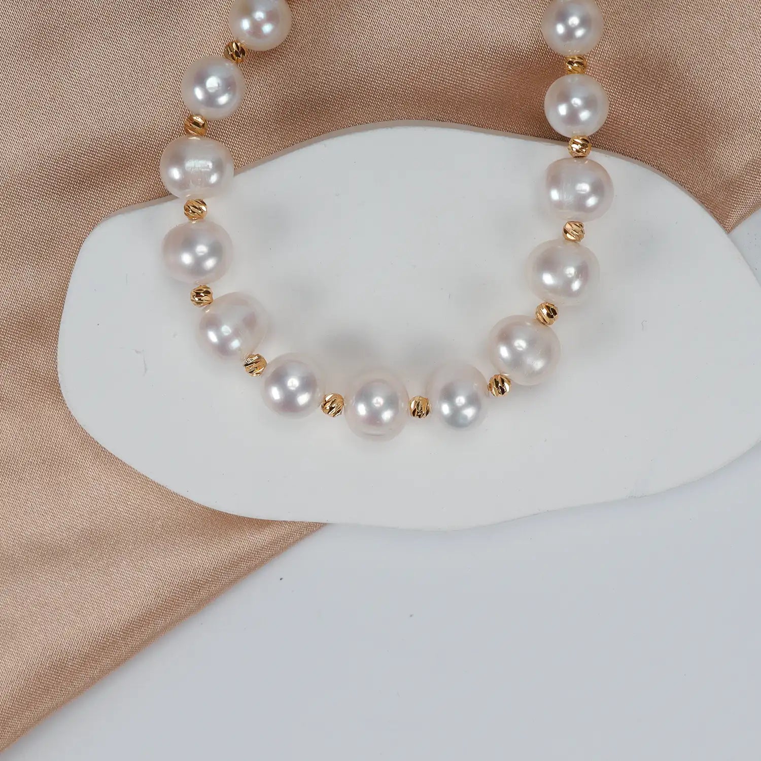 Real Natural Freshwater Pearl Bracelet Classic  Potato Pearl Bracelet Adjustable For Women Gift