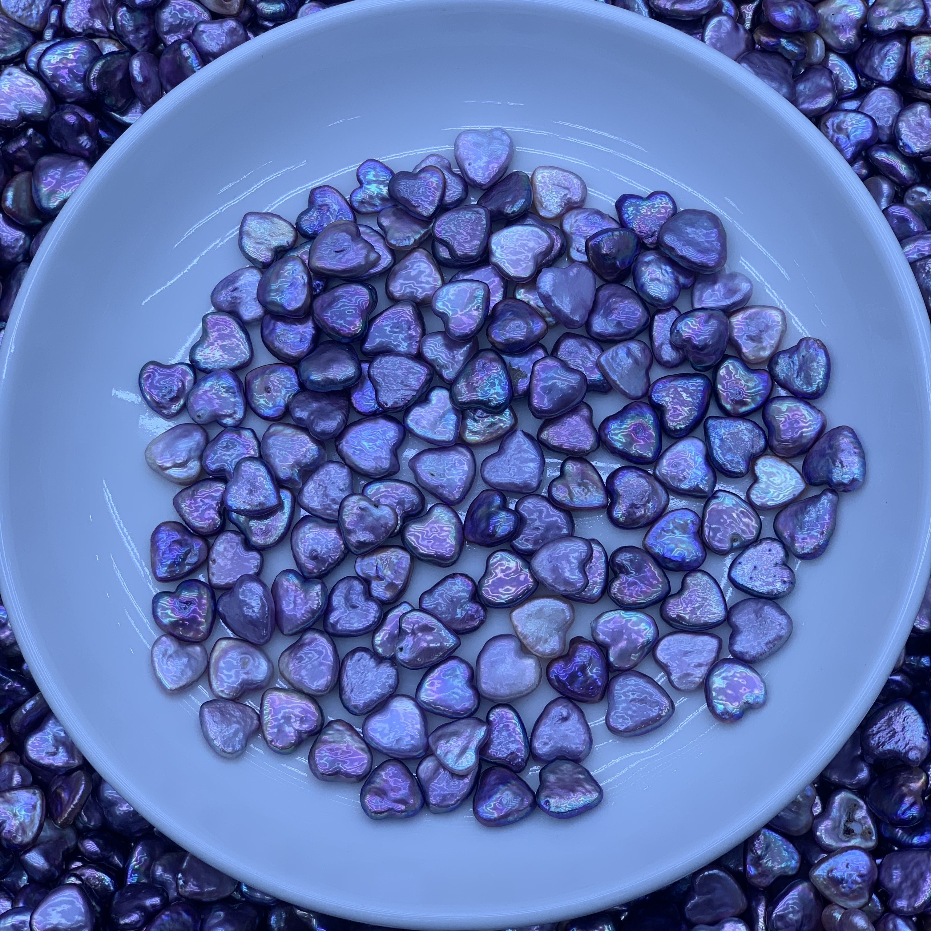 DIY Material Wholesale Natural Freshwater purple heart-shaped Baroque pearl loose beads, 11-12mm AA grade pearls