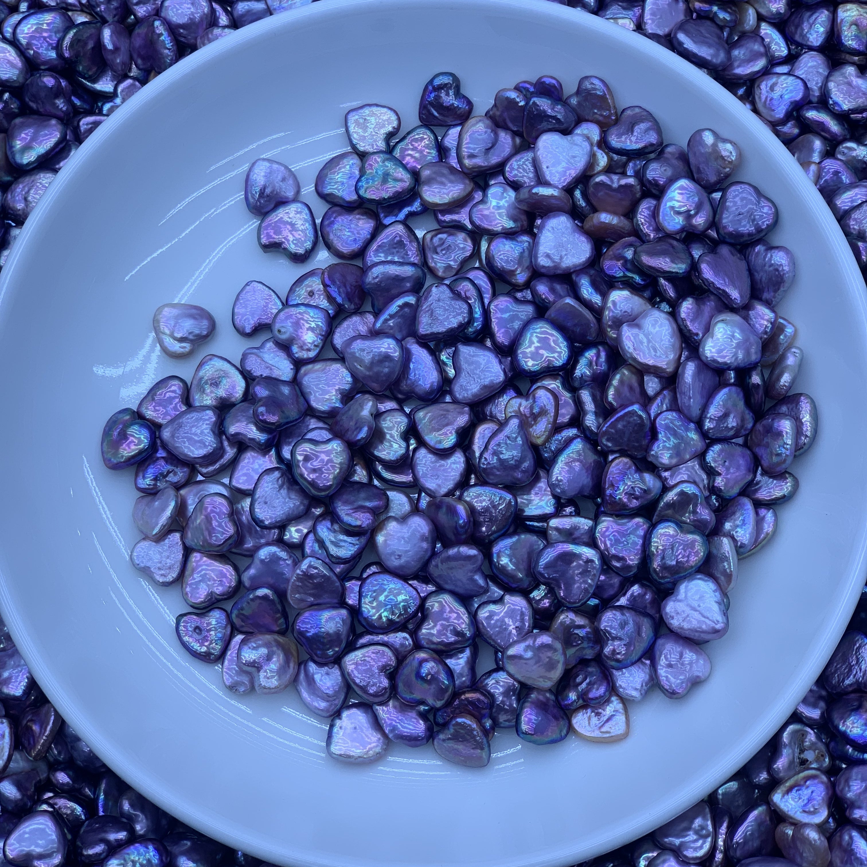 DIY Material Wholesale Natural Freshwater purple heart-shaped Baroque pearl loose beads, 11-12mm AA grade pearls