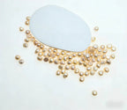 DIY Material Natural freshwater pink Baroque pearl loose beads, 7-8mm  AAA grade pearls with two sides shining horizontally