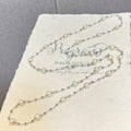 Hot selling Natural Freshwater white oval pearl starry sky necklace sweater chain, Fashionable and exquisite pearl necklace for women
