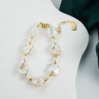 Top Fashion Baroque Natural Freshwater Irregular Pearl Bracelet Adjustable Fashion Beaded beads Bracelet