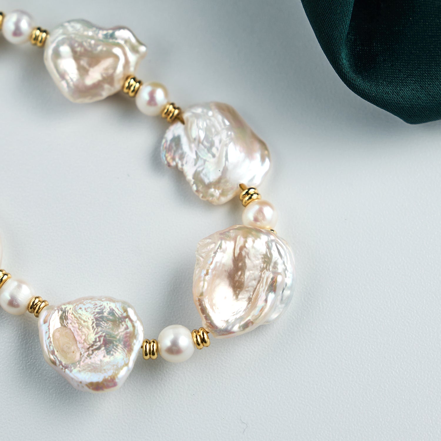 Top Fashion Baroque Natural Freshwater Irregular Pearl Bracelet Adjustable Fashion Beaded beads Bracelet
